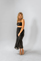 Gigi Black Maxi Set - Skirt Only