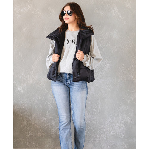 Tessa Asymmetrical Puffer Vest