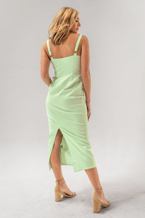 Peyton Front Tie Mint Maxi