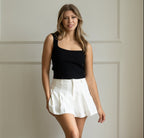 Vichy White Tennis Skort by Adelyn Rae