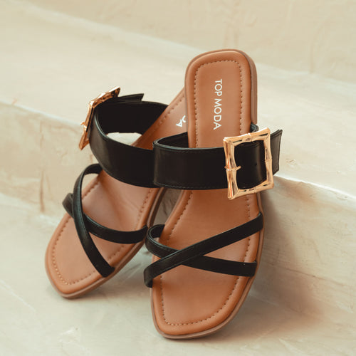 Adina Black Sandals