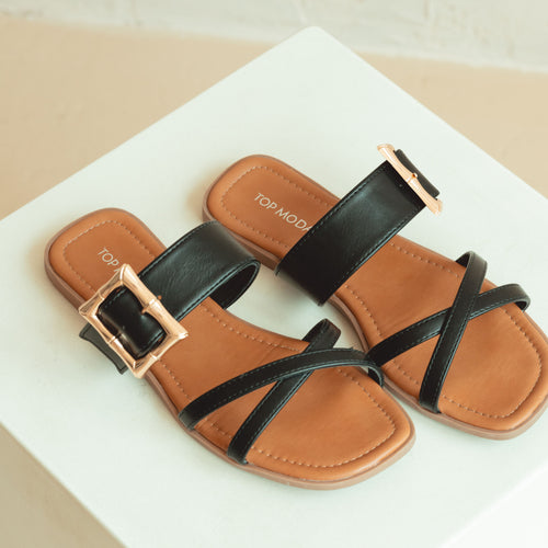 Adina Black Sandals