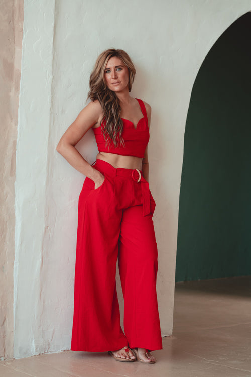 Red Pants Set - PANTS ONLY