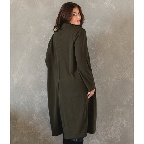 Emory Dark Green Trench Coat